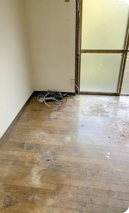 お片付けヘルパーズの汚部屋の片づけ事例2：作業後
