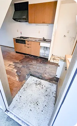 お片付けヘルパーズの汚部屋の片づけ事例3：作業後