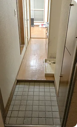 お片付けヘルパーズの汚部屋の片づけ事例1：作業後